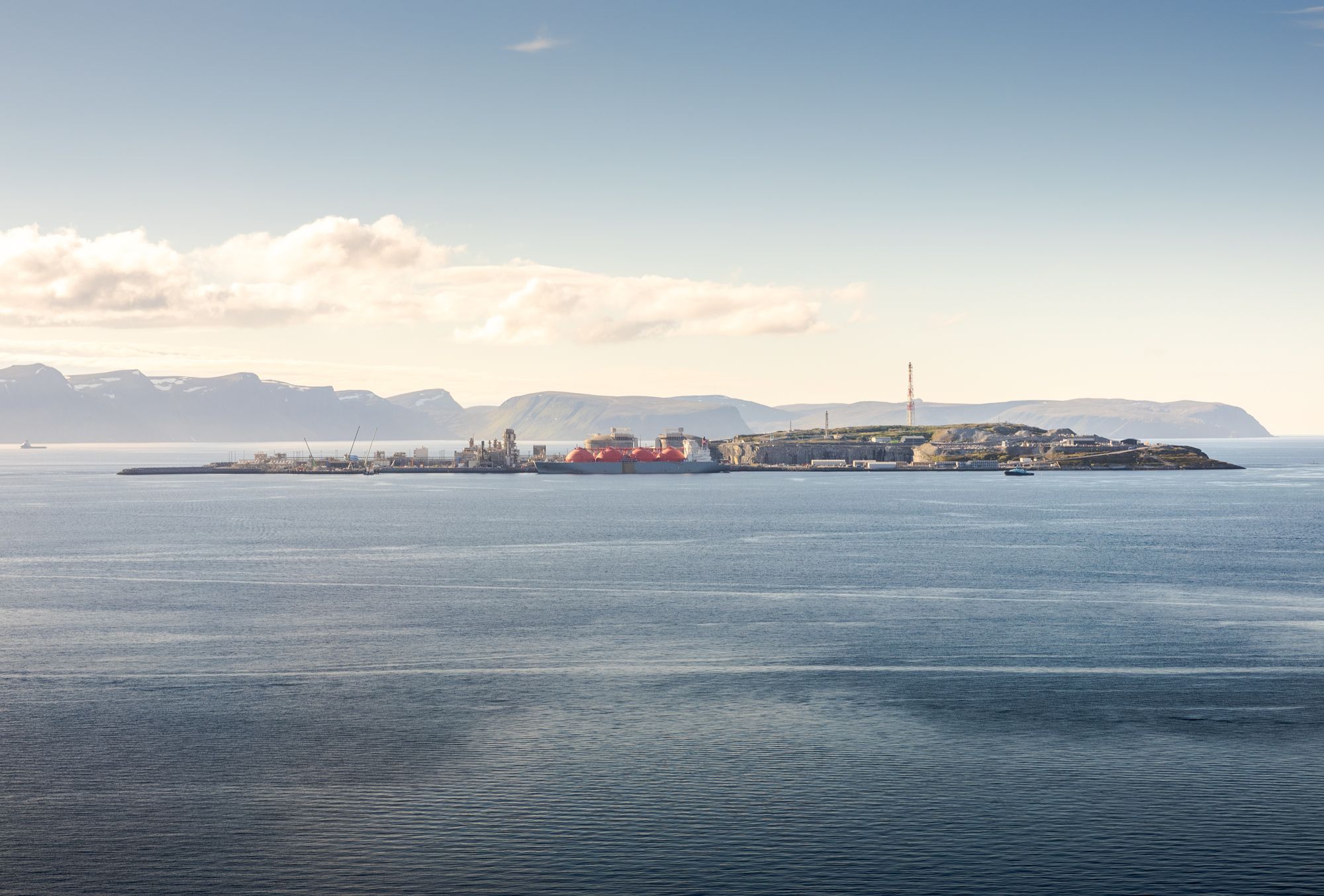 Equinors anlegg på Melkøya utenfor Hammerfest.Hammerfest LNG/Melkøya
