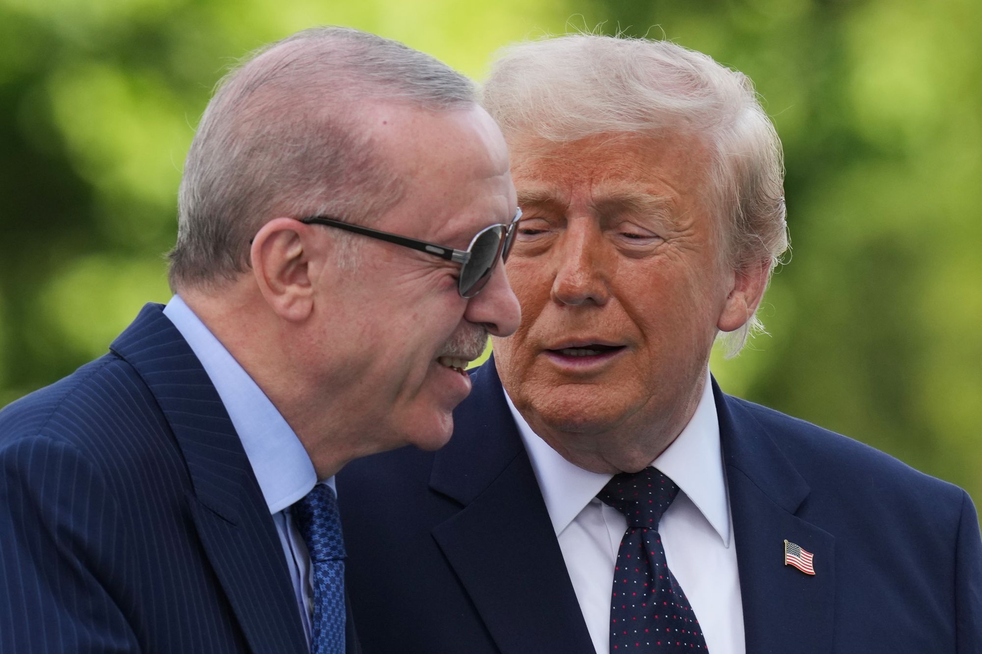 Donald Trump og Tyrkias president Recep Tayyip Erdoğan møttes under Nato-toppmøtet i Ankara.