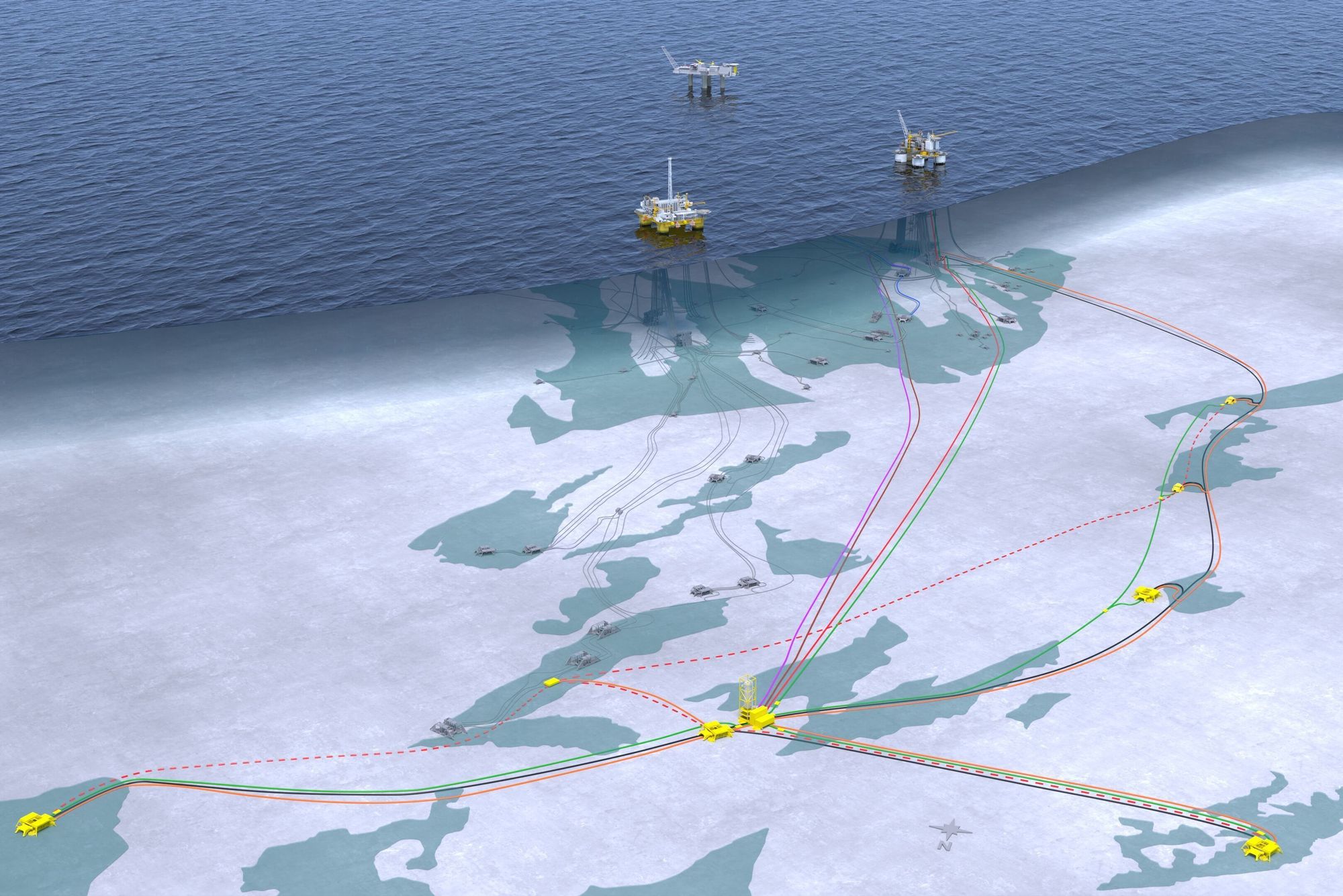 Equinor hart gjort en rekke funn i området rundt Troll siden 2018. Nå skal flere av dem samles i en felles havbunnsutbygging, knyttet til Troll B-plattformen.