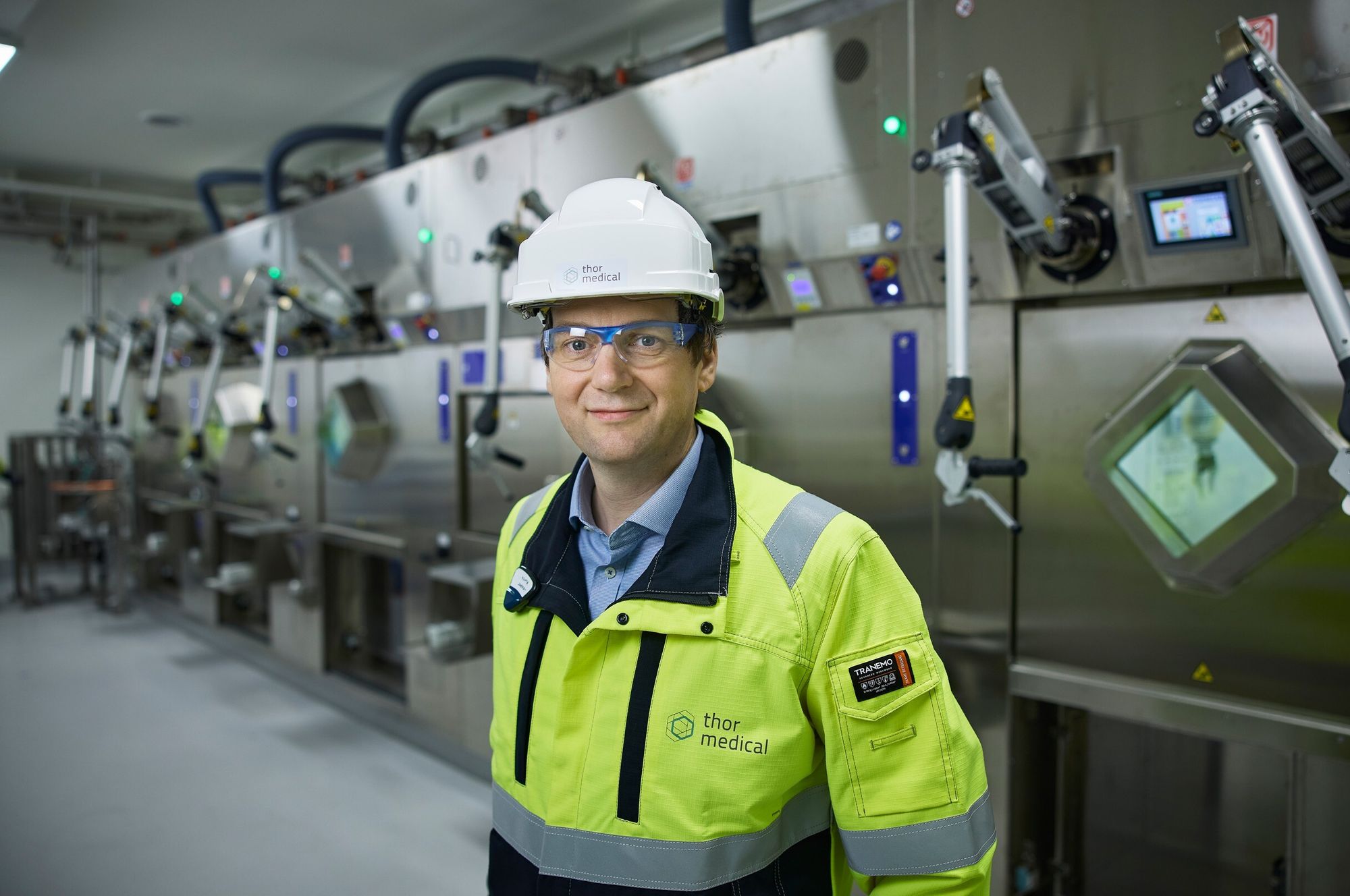 Administrerende direktør i Thor Medical Jasper Kurth er stolt over å presentere at selskapet er i gang med kommersiell produksjon.
Foto: Thor Medical