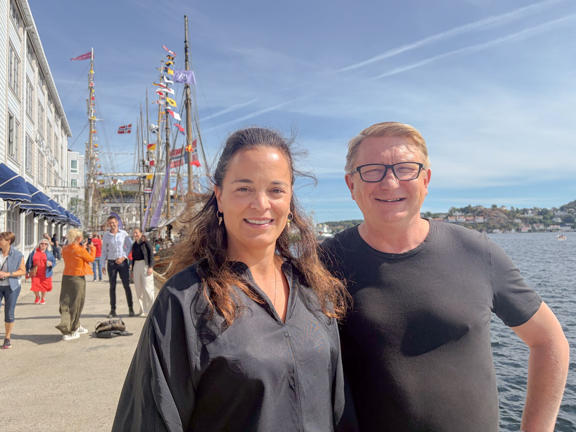 TU møtte Digital Norway-sjef Liv Dingsør og teknologidirektør Bjørn Tore Markussen i Forsvaret i Arendal onsdag.