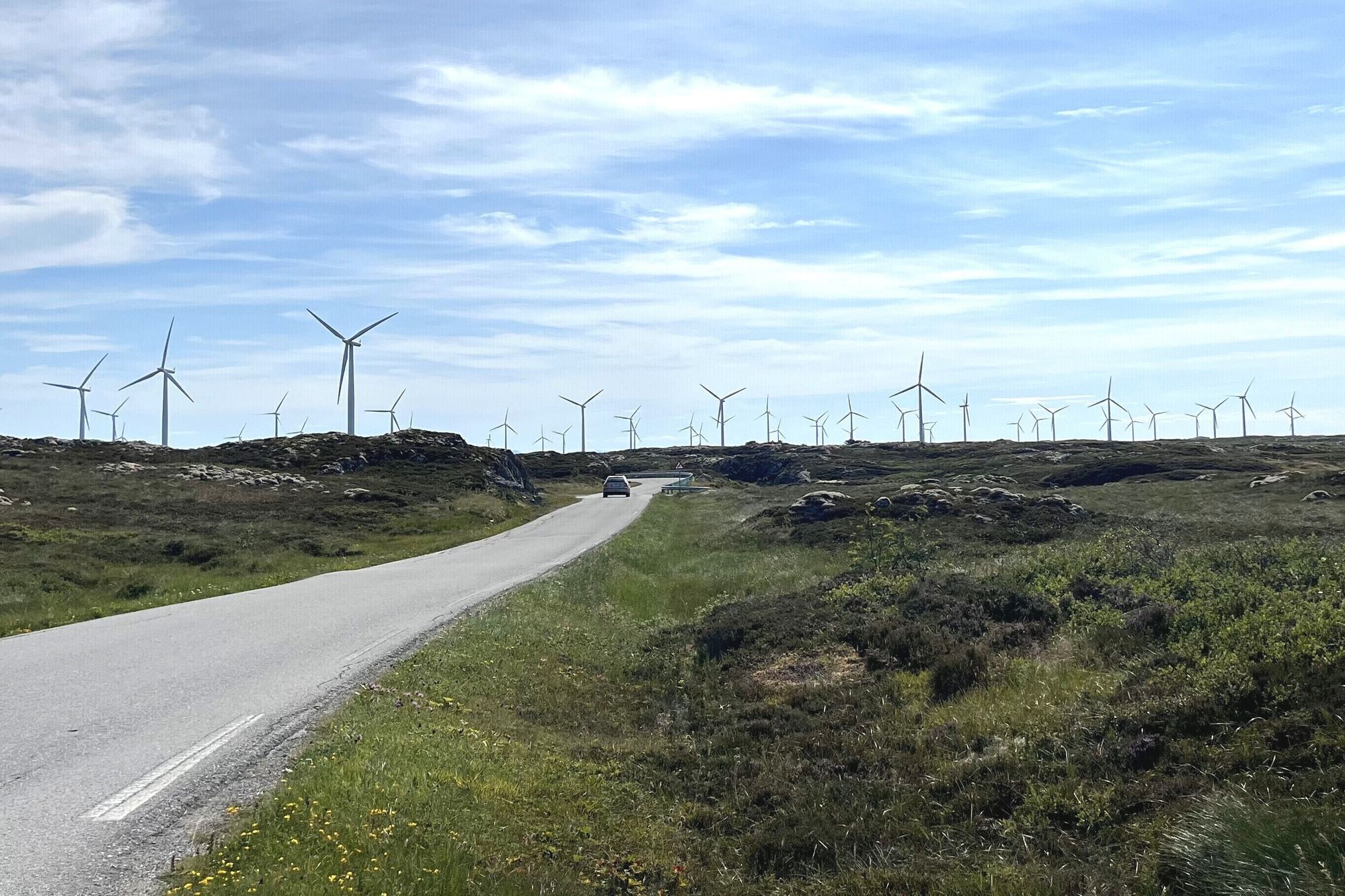 Mange norske kommuner har allerede sagt nei til vindkraft og samtidig sparket bein på nabokommuner og sin egen utvikling, skriver ukas spaltist. Bildet er fra Norges eldste vindkraftanlegg, Smøla vindpark.