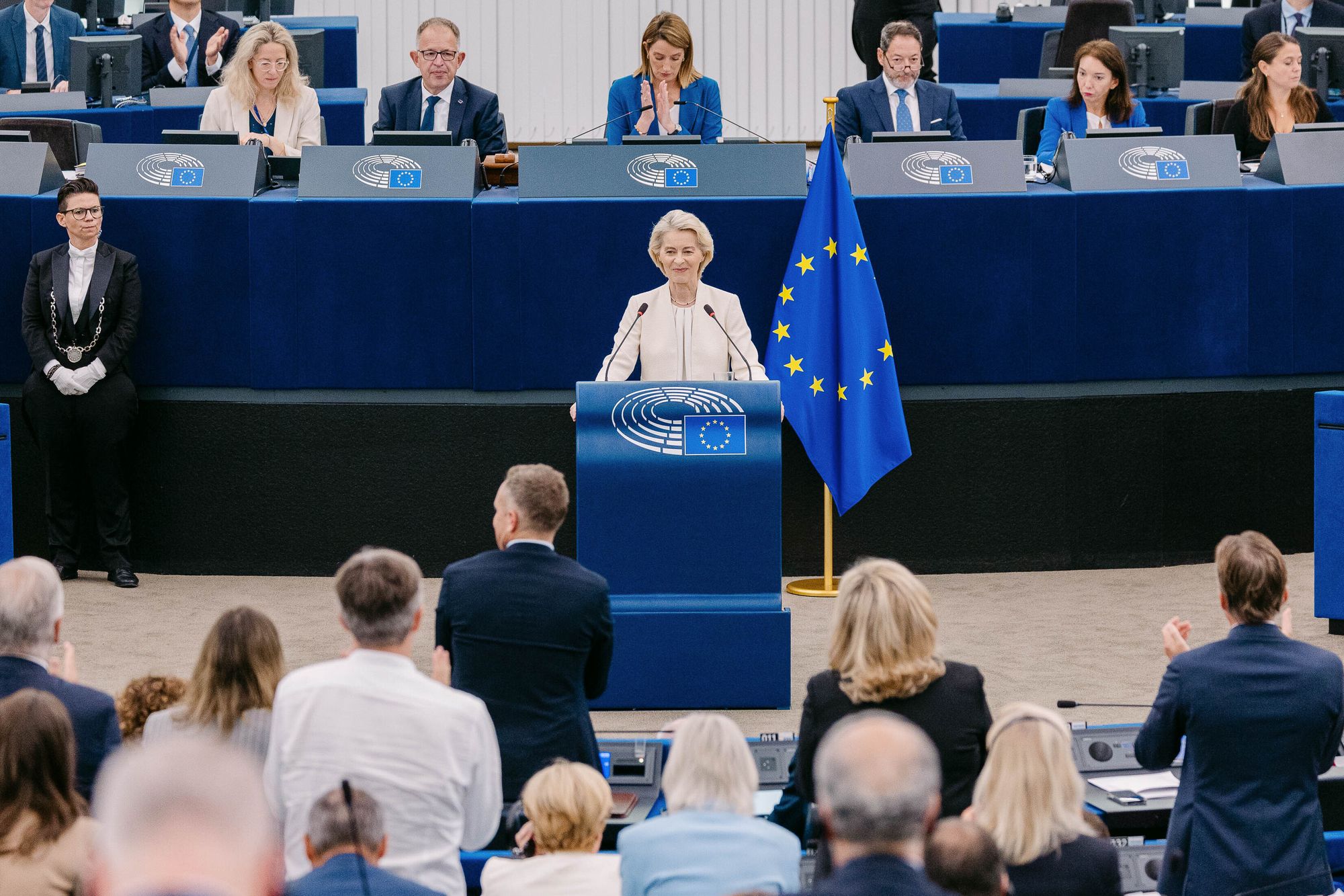 EU-kommisjonens president Ursula von der Leyen har gjort sin tale om unionens tilstand til en viktig arena for å lansere nye politiske prosjekter.