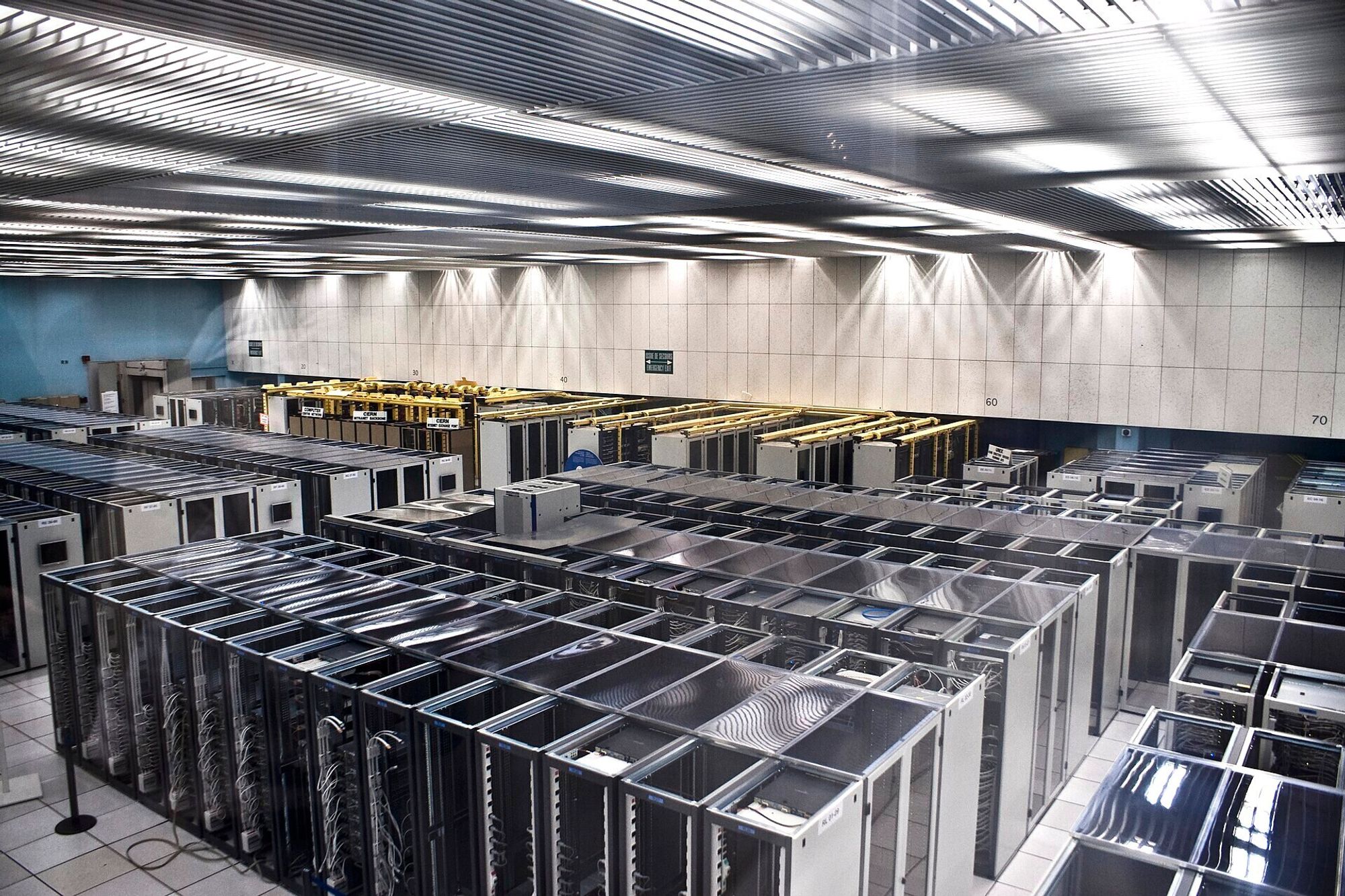 Datasenteret ved det europeiske forskningssenteret CERN i Sveits.