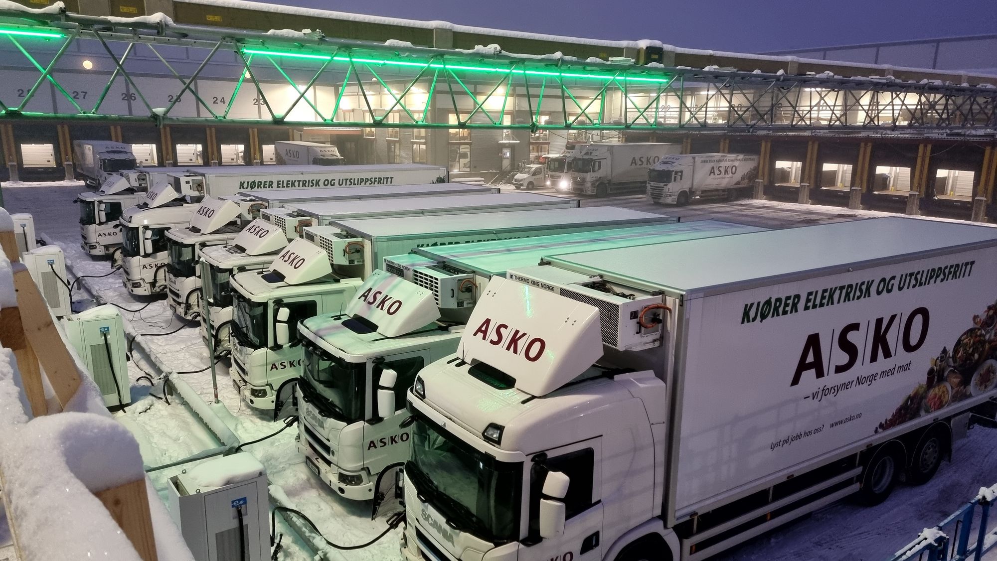 ASKO med storsatsing på elektriske lastebiler i Vestby